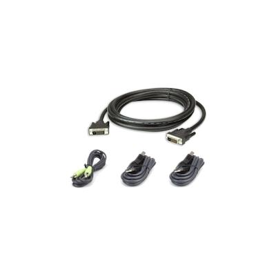 ATEN 2L-7D03UDX4 USB DVI-D Dual Link Secure KVM Kabel Set