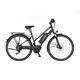 Fischer E-Bike Trekking, VIATOR ETD 1861 Elektrofahrrad für Damen, RH 44 cm, Mittelmotor 80 Nm, 48 V Akku, schwarz matt, 28 Zoll