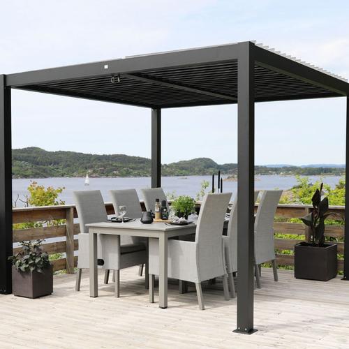 weka Alu Pergola inkl. Lamellendach, 290×290 cm