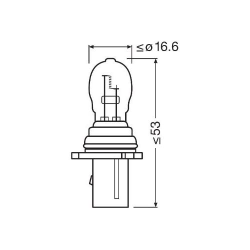 OSRAM Glühlampe, Park-/Positionsleuchte ORIGINAL Park-/Positionsleuchte,Glühlampe, Tagfahrleuchte,Glühlampe 12V 6851