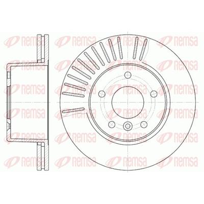 REMSA Bremsscheibe vorne rechts links belüftet Ø297mm 297mm für LAND ROVER LANR4582 SDB000380 ANR4582 6638.10