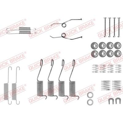 QUICK BRAKE Zubehörsatz, Bremsbacken hinten rechts links für VW TOYOTA 105-0697