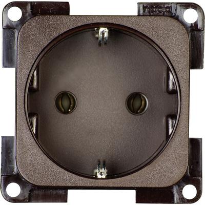 Inprojal Elektrosysteme - Einsatz Schutzkontakt-Steckdose Braun 102563 1 St. Image