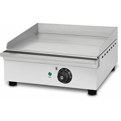 Grillplatte Bratplatte Elektrisch 1700 Watt Leistung, Edelstahl Gehäuse, Temperatur Regelbar