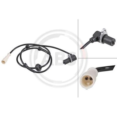 A.B.S. Sensor, Raddrehzahl vorne links für FIAT 46456661 31877