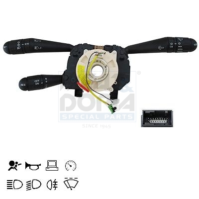 MEAT & DORIA Lenkstockschalter mit Airbag-Wickelfeder für IVECO 5801264686 5801327416 231318