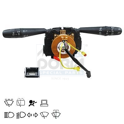 MEAT & DORIA Lenkstockschalter mit Airbag-Wickelfeder für ALFA ROMEO FIAT LANCIA 735702024 735665287 735577311 231350