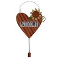 Sunset Vista Designs 419061 - 24" Rust Heart Dangler Garden Bell