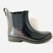 Coach Shoes | Nib Coach 'Tyler' Shiny Rubber Rain Booties | Color: Black | Size: 8