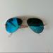 Ray-Ban Accessories | Blue Tinted Polarized Ray-Bans | Color: Blue/Gold | Size: Os