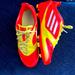 Adidas Shoes | Boys Adidas Cleats Size 5 | Color: Red/Yellow | Size: 5b