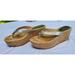 Coach Shoes | Coach Jorgina Wedge Sandal Tall Cork Model# F2370/A12 Size 7b | Color: Silver | Size: 7 B
