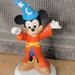 Disney Accents | Disney Fantasia Sorcerer Mickey Mouse Ceramic Figurine / Statue Made In Mexico | Color: Blue/Red | Size: 8.5"