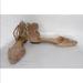 Jessica Simpson Shoes | Jessica Simpson Zeena Tan Beige Suede Lace Up Pointed Toe Flats Size 8.5 Euc | Color: Cream/Tan | Size: 8.5