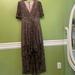 Anthropologie Dresses | Anthropologie Eliza J Lace Dress | Color: Brown/Gold | Size: 6