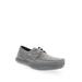 Men's Propét® Viasol Lace Men's Boat Shoes by Propet in Grey (Size 7 1/2 M)