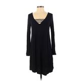Venus Casual Dress - Sweater Dress: Black Dresses - Women's Size Small