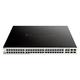 D-Link DGS-1210-52MP/E 52-Port Gigabit Smart+ Managed Switch (48 x 10/100/1000 Base-T PoE-Ports und 4 x 100/1000 Mbit/s SFP Combo-Ports, 370 W PoE-Kapazität) - Nur EU-Netzkabel