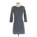 Forever 21 Casual Dress: Blue Stripes Dresses - Women's Size Small