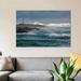 East Urban Home In The Protection Of A Lighthouse by Jamie Morrison - Gallery-Wrapped Canvas Giclée Print Canvas, in Blue | 18 H x 1.5 D in | Wayfair