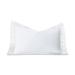 Eastern Accents Stratus by Celerie Kemble Cloud Boudoir Decorative Pillow Polyester/Polyfill/Cotton in White | 12 H x 18 W x 5 D in | Wayfair