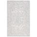 White 60 x 36 x 0.28 in Indoor Area Rug - Martha Stewart Rugs Msr Trace Area Rug In Ivory/Blue Wool | 60 H x 36 W x 0.28 D in | Wayfair MSR3532M-3