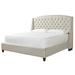 Birch Lane™ Harwick Standard Bed Upholstered/Polyester in Brown | 62 H x 87 W x 87 D in | Wayfair DE405C23CD894677AA6E7DA87DEB5DFB