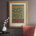 Trinx Nouveau Decorative VI Premium Framed Canvas- Ready To Hang Canvas, Solid Wood in Green/Red | 20 H x 16 W x 2.5 D in | Wayfair