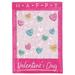 The Holiday Aisle® Damilja 2-Sided Polyester 18 in. x 13 in. Garden Flag in Blue/Pink/White | 18 H x 13 W in | Wayfair