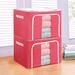 Rebrilliant Store Fabric Box Set Fabric in Red | 12.99 H x 19.68 W x 15.74 D in | Wayfair A8D1E71DA7E2420A9BE4C58408F5B2E3