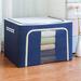 Rebrilliant Store Fabric Box Set Fabric in Blue | 14.17 H x 19.68 W x 15.74 D in | Wayfair 9D18F87A89F641C3890293F3DE432C95