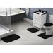 Wade Logan® Mccluney Traditional Nylon 4 Piece Bath Rug Set w/ Non-Slip Backing Nylon in Black | 34 H x 21 W in | Wayfair