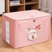 Rebrilliant Cartoon Fabric Box Set Fabric in Pink/Red/White | 12.99 H x 19.68 W x 15.74 D in | Wayfair 8EA2A3A9BFBB49BAB0F967740FF5EE6D