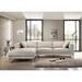 Gray Sectional - Orren Ellis Alaga 120" Wide Genuine Leather Modular Sofa & Chaise Genuine Leather | 30 H x 120 W x 76 D in | Wayfair