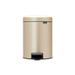 Brabantia NewIcon Step On Trash Can, 1.3 Gallon (5 Liter) Stainless Steel in Brown | 11.5 H x 8.1 W x 10.8 D in | Wayfair 304422