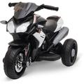 Moto électrique pour enfants 3 roues 6 v 3 Km/h effets lumineux et sonores noir - Noir