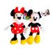 Disney Toys | Disney Mickey Mouse And Minnie Plush Set Kids Boys Girls Beanie Stuffed Animal | Color: Black/Red | Size: Osg