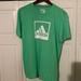Adidas Shirts | Melon Green Colored Adidas Tee | Color: Green/White | Size: Xl
