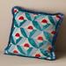 Anthropologie Accents | Anthropologie Modern Geometry Pillow- Blue | Color: Blue/Red | Size: Os