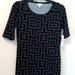 Lularoe Dresses | Lularoe Julia Dress Gamer Pac Man Print Xs Nwt | Color: Black/Gray | Size: Xs