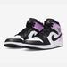 Nike Shoes | Nike Air Jordan 1 Mid Se Mens Size 12.5 Dm1200-00 | Color: Black/Purple | Size: 12.5