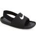 Nike Shoes | Kids Nike Kawa Slingback Slides - Size 8 - Black And White | Color: Black/White | Size: 8b