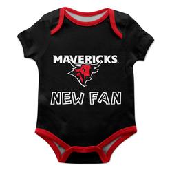 Infant Black Nebraska Omaha Mavericks New Fan Bodysuit