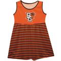 Girls Toddler Orange Bowling Green St. Falcons Tank Top Dress