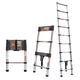 Telescoping Ladder 2.6M Multi-Function Ladders 9 Steps Folding Expandable Collapsible Easy to Carry Tall for DIY Builders Outdoor Indoor 330lb Load Capacity