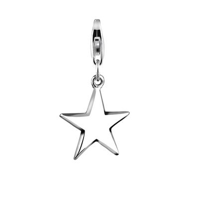 Nenalina - Anhänger Stern Astro Star Basic 925er Silber Charms & Kettenanhänger Damen