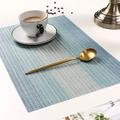 Umber Rea 4 Piece Placemat Set Plastic in Blue | 17.32 H x 11.4 W x 11.4 D in | Wayfair 04HQ7327AVNCPWH11U