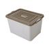 Umber Rea Plastic Box Plastic in Gray/Brown | 9.44 H x 16.73 W x 11.41 D in | Wayfair 06CCY1223IHMGZQ8N8NN