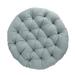 Lark Manor™ Red Barrel Studio® 1 - Piece Papasan Seat Outdoor Cushion Polyester in Gray | 4 H x 48 W x 48 D in | Wayfair