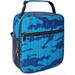 East Urban Home Lunch Reusable Insulated Picnic Cooler Polyester Canvas in Blue | 10.2 H x 8.7 W x 4.5 D in | Wayfair